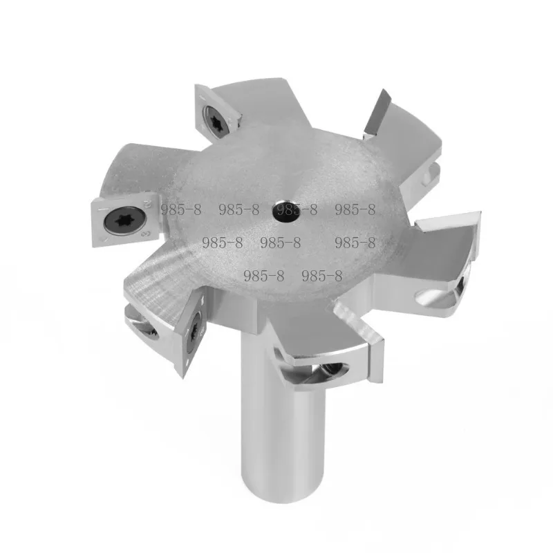20Pcs Hexagonal Tungsten Steel Woodworking Cutters, Round Handle T-shape Grooving Tenon Trimming Knives