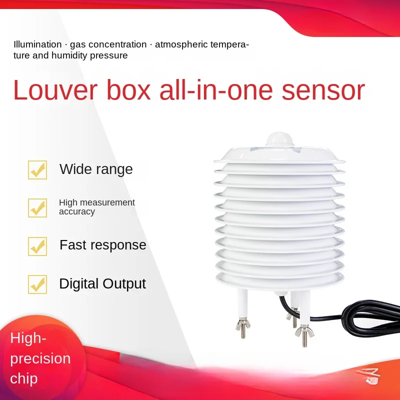 Card Gas Concentration Sensor All-in-One Air Quality Transmitter Toxic and Harmful Combustible Gas Monitoring