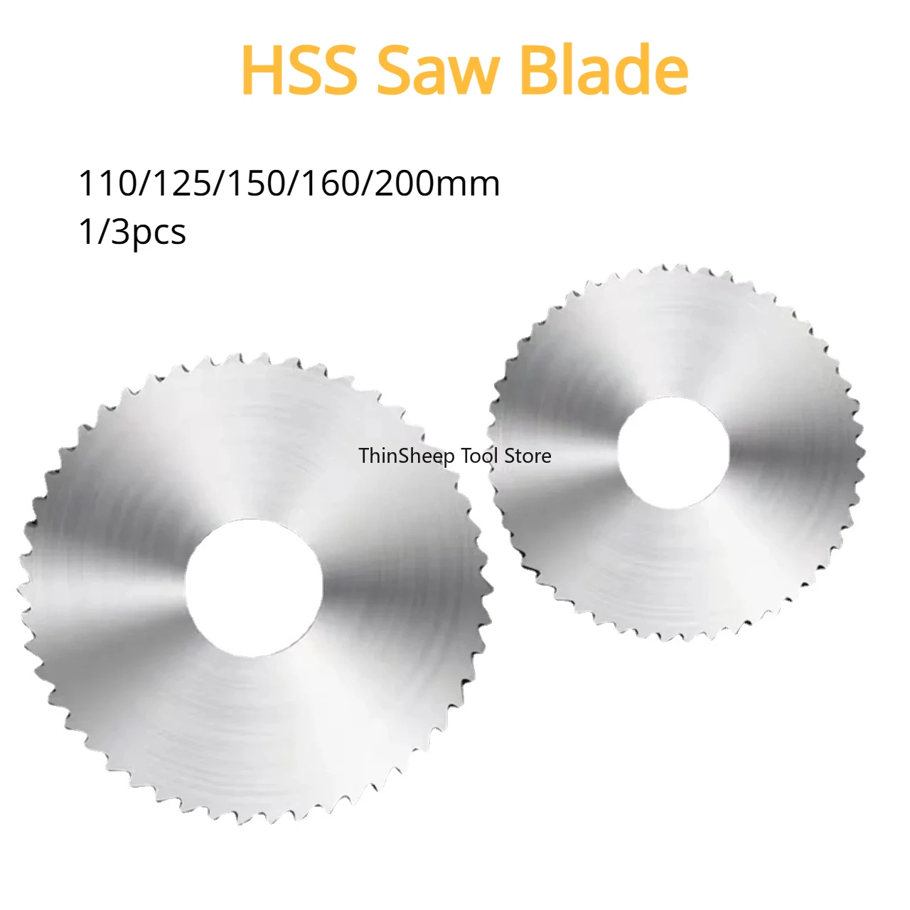 Mini HSS Circular Saw Blade Disc, Cortador de trituração pequeno, Madeira Plastic Metal Tile Multipurpose Slotting, 110mm, 125mm, 150mm, 160mm,