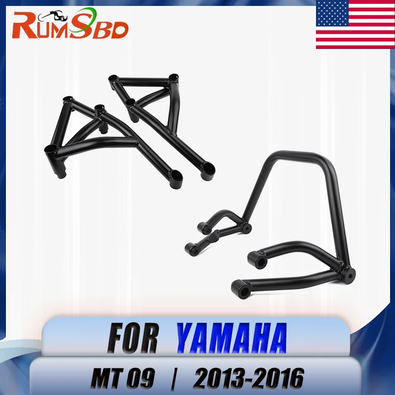 

Для Yamaha MT09 MT 09 FZ09 2013-2016 защита двигателя, защитная клетка для трюков, бамперы для повышенной безопасности