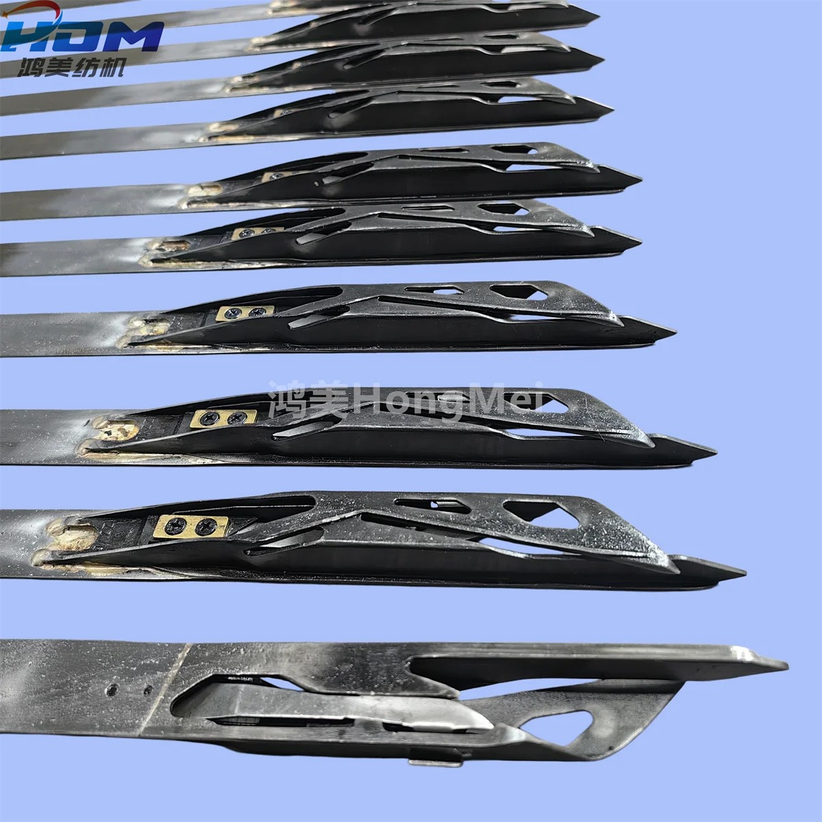 Custom Sichuan shuttle loom spare parts, shuttle jigs and belts, total length 170-180cm, suitable for textile machinery