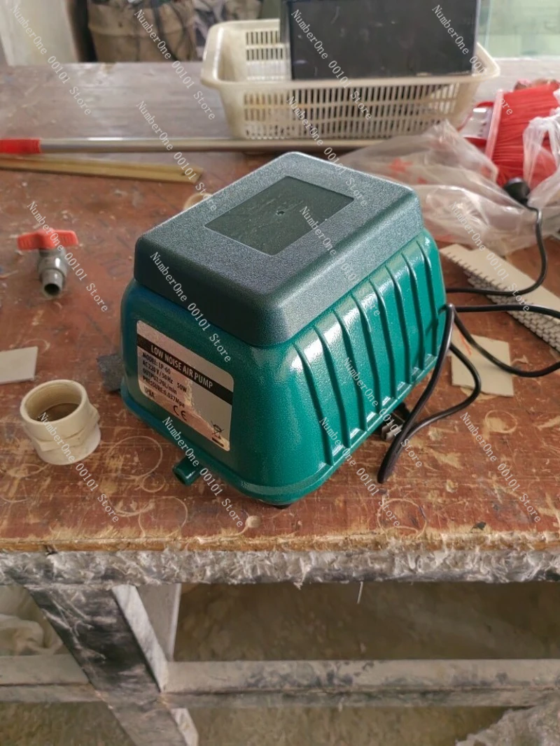 220V Fish Farming Septic Tank Air Pump, LP 100 Low Noise Aerator for Pond & Sewage Treatment
