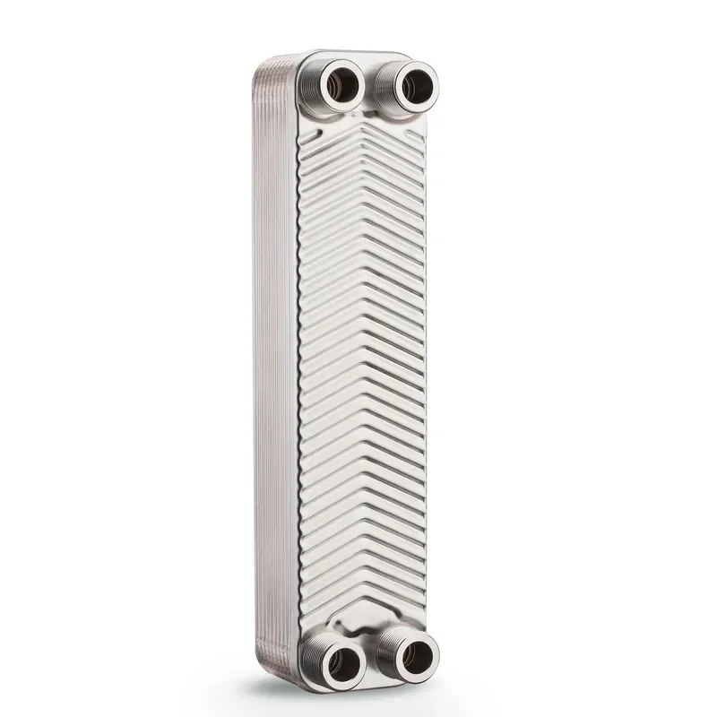 Food Grade Stainless Steel Brazed Plate Heat Exchanger Water Cooling Condenser CE/RoHS/ Certified 1 Year Warranty