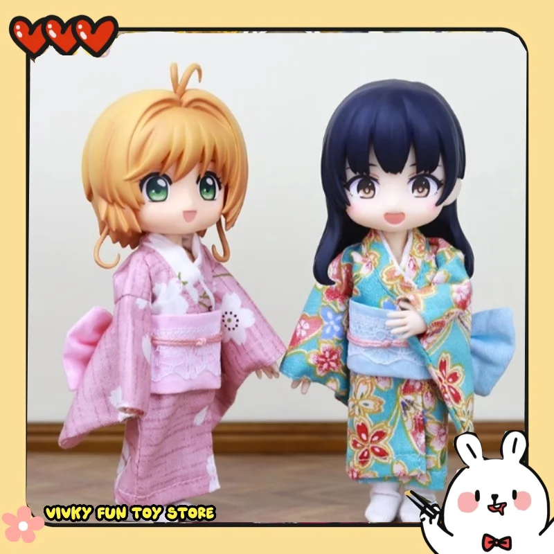 Neue Ob11 Puppenkleidung Kimono Yukata Set 12 Punkte Bjd Kleidung Gsc Körper 9 Molly Ornamente Sammlergeschenke