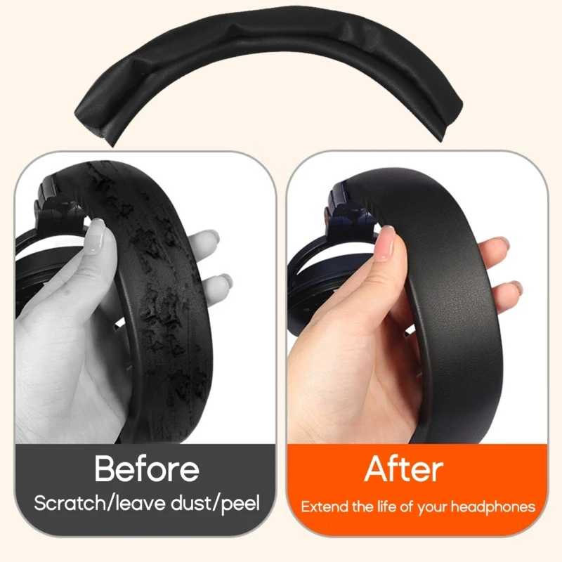 Vỏ bọc headband cho nghe ATH-M50X M30X-M40X M20X-SX1 Tăng cường sự thoải mái và phong cách Vỏ bọc chùm tia dễ cài đặt