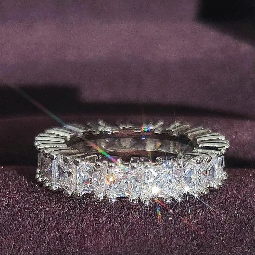 

Роскошное женское кольцо с цирконием, ювелирное украшение для вечеринок, подарок на день рождения, позолоченное медное покрытие, R6169, модный аксессуар