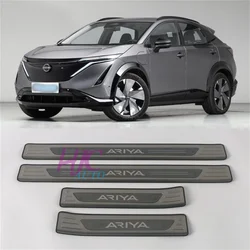 Car Styling For Nissan Ariya 4PCS Stainless Steel Door Sill Plate Auto Pedals Protector Cover 2023 2024