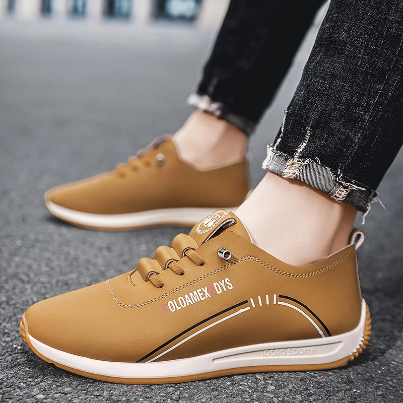 

Модные коричневые мужские повседневные туфли, дышащие ретро-кроссовки на плоской подошве, мужские кроссовки на шнуровке, кроссовки для бега на открытом воздухе, Zapatillas Hombre