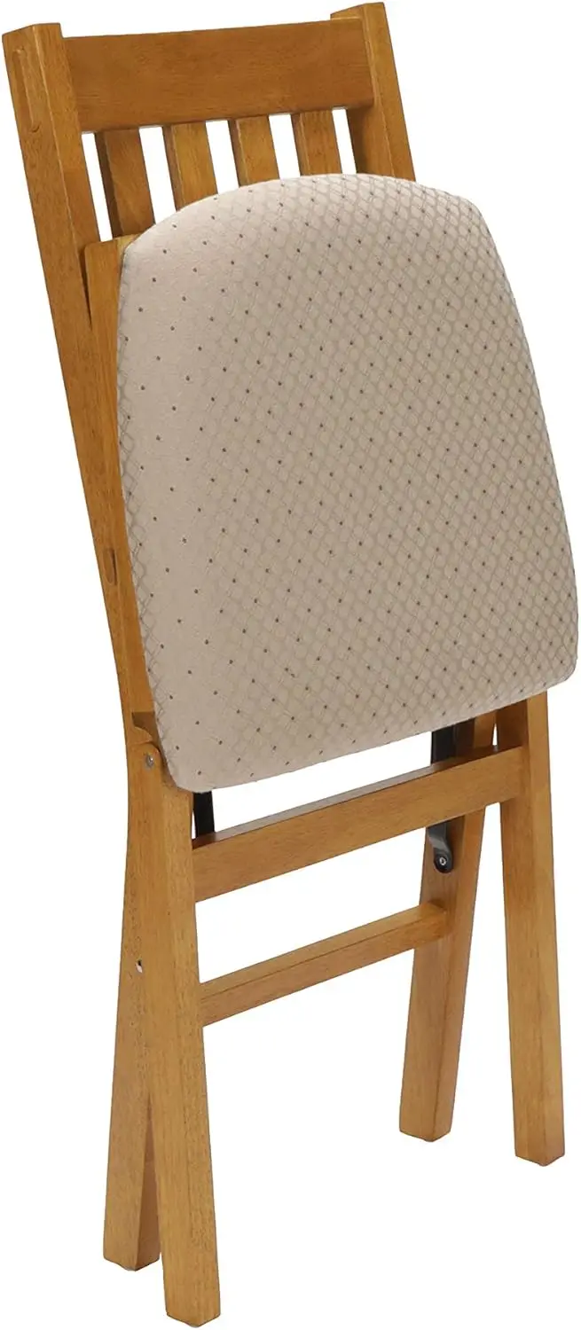 STAKMORE Arts and Craft-silla plegable con acabado de roble, Juego de 2, madera