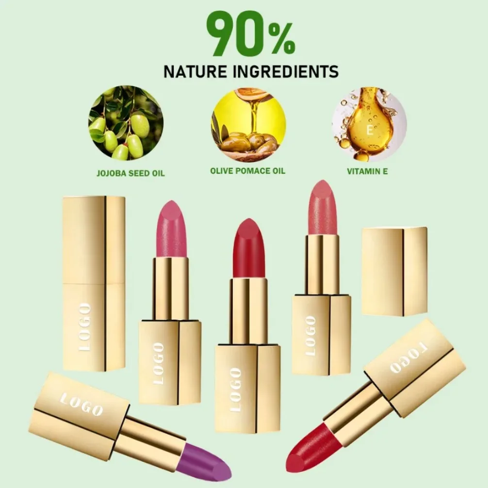 Moisturizing Lipstick High Hydration Plumping Glossy Long Lasting Vegan Makeup Wholesale Private Label Custom Logo Lip Stick