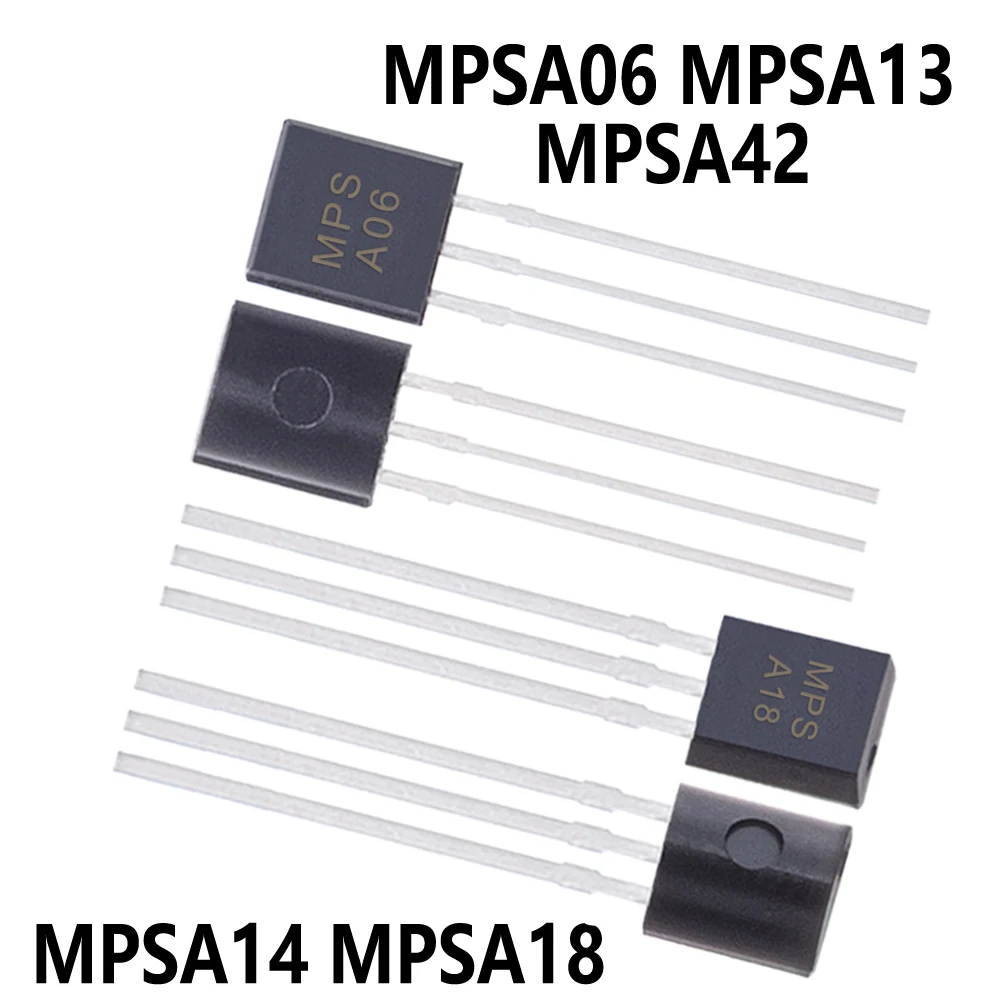 50/100/1000pcs TO92 MPSA06 MPSA13 MPSA14 MPSA18 MPSA42 MPSA44 MPSA56 MPSA92 TO-92  transist