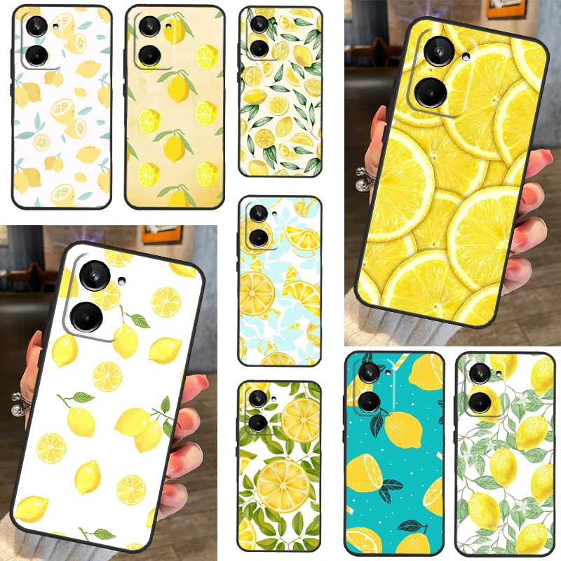 Fruit Lemon Case For Realme GT Neo 5 2 3 GT3 8 9 10 Pro Plus C11 C15 C21 C30 C31 C35 C33 C55 C25s C21Y