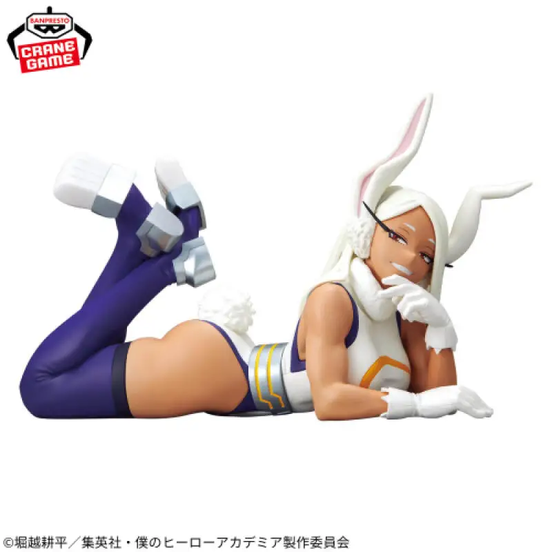 Original Bandai Banpresto My Hero Academia Glitter&glamours Reprint Mirko Anime Action Figures Model Ornaments Toy Gift view 3