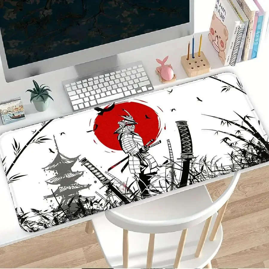 Mouse Pad Keyboard Mouse Pad Game Console Pad Computer Laptop Pad office Pad Desk accessories overlock Samurai Warrior