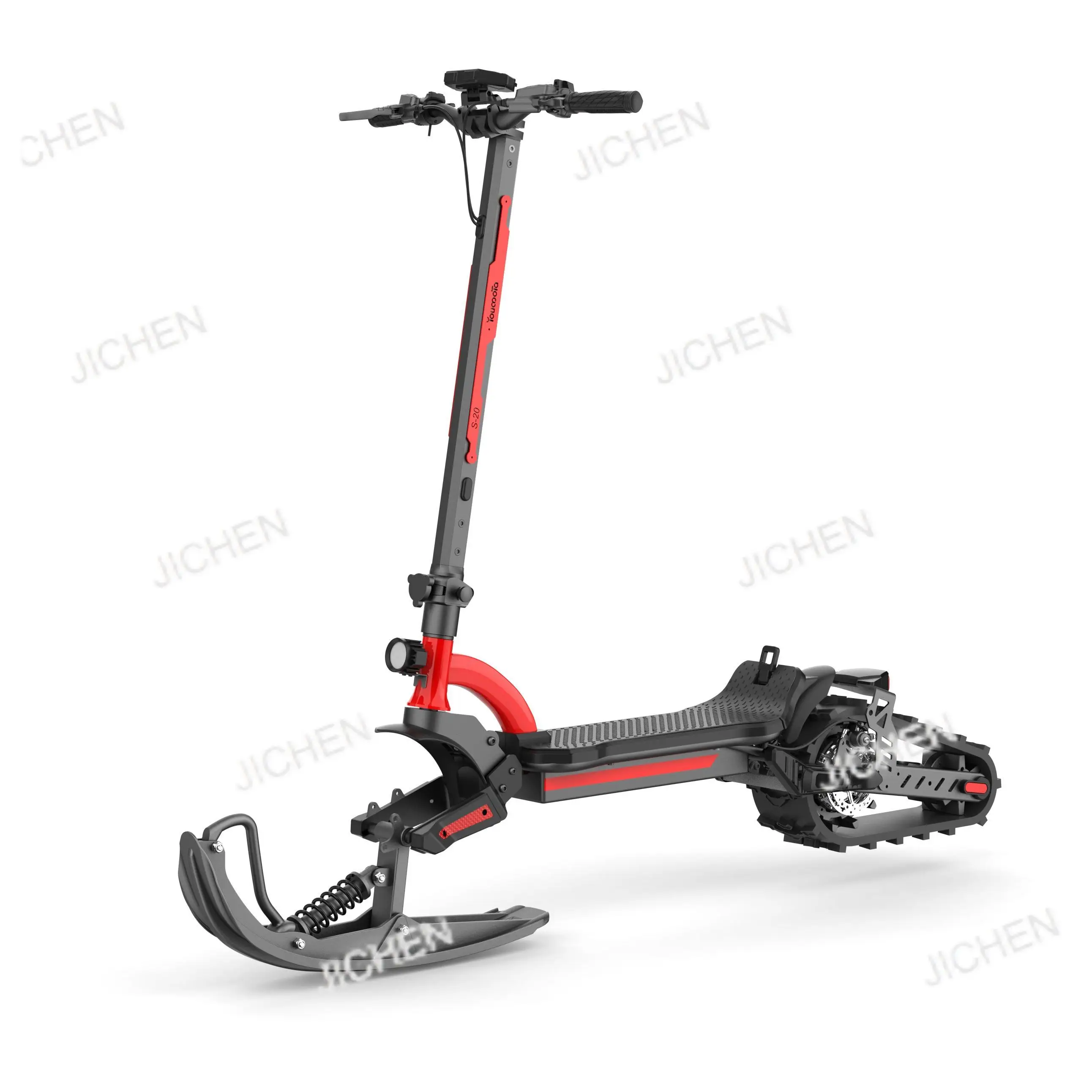 

Neu 2026 Updated All-Terrain Snow Scooter 3-in-1 2000W 48V20Ah Snow Sled E-Scooter S15 Tracked Electric Scooter with Ski Convert