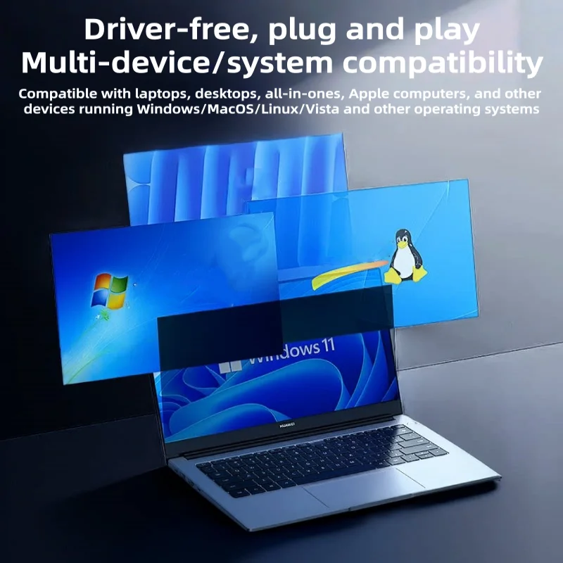 

Внешний Blu-ray-плеер 4K для ноутбуков, MacOS, Windows, USB 3.0, устройство для чтения/записи BD/CD/DVD RW с разъемами для SD/TF карт, UHD