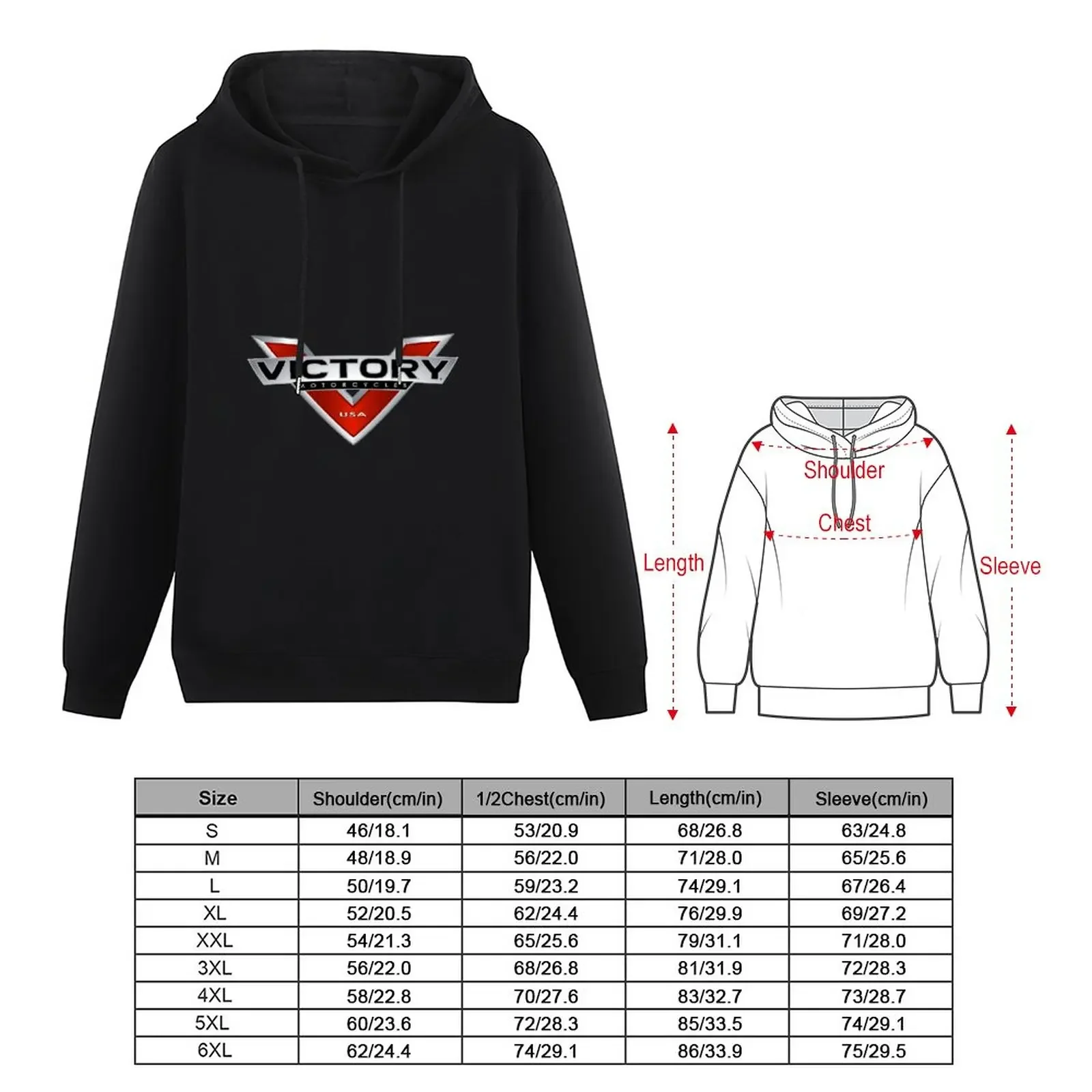 New Victory Motorcycle Hoodie fashion men korean autumn clothes graphic t shirts men autumn new products men\'s hoodie sweatshirt