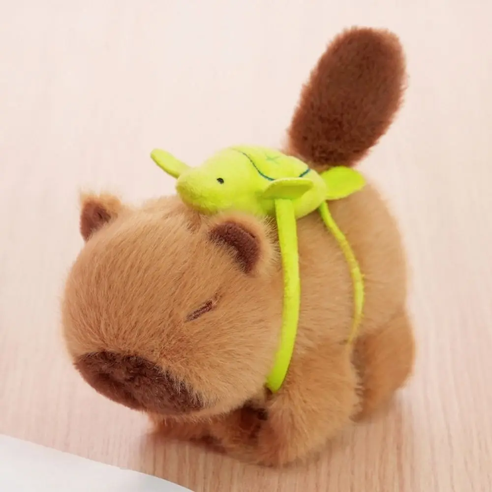 Capibara Roditore Slap Bracciale Serie Simulazione Girevole Peluche Bambola Slap Bracciale Wagging Tail Morbido Capibara Peluche Fascia da Polso
