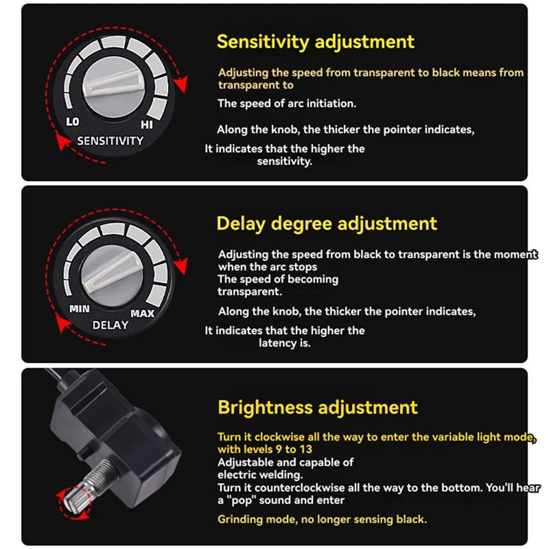 GTBL Solar Auto Darkening Welding Helmet With True Color Vision For Polish Mask, Welder Cap, Plasma Cutting