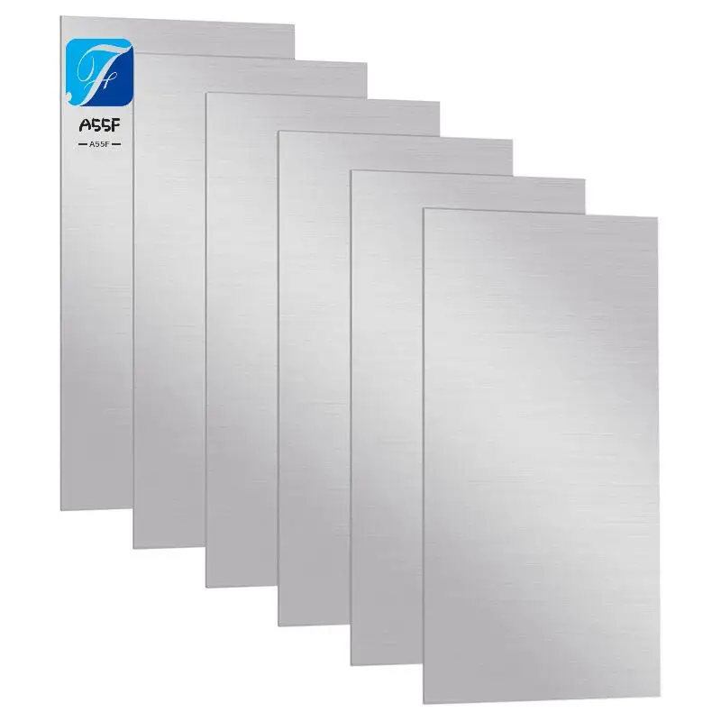 A55F-6Pcs 6X12 Inch Aluminium Metal Sheet, Rectangle Flat Plain Plate For Various Applications
