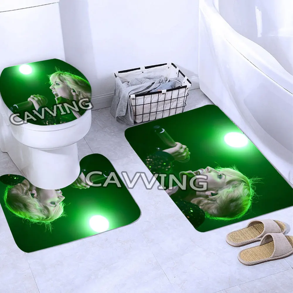 The Cranberries 3D Shower Curtains Waterproof Bathroom Curtain Anti-slip Bath Mat Set Toilet Rugs Carpet  Home Decor  h02