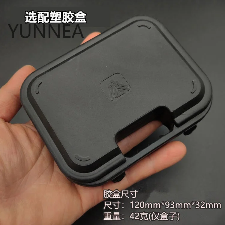 Black Plastic Box for Keychain Glock 17 Desert Eagle Gun Model