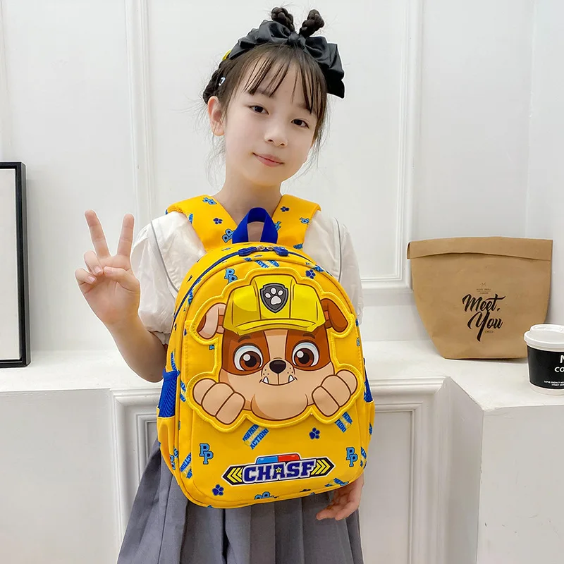 Anime Figure Paw Patrol Backpack Chase Skye School Bag Bagpack Girl Boy Travel Storage Pouch Student Kid Schoolbag Child Gift