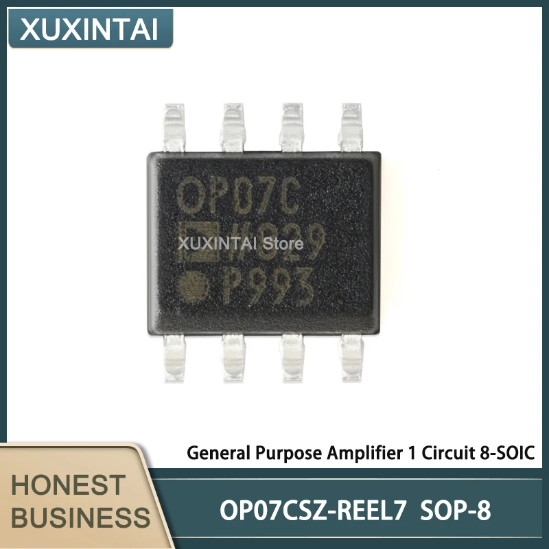 20Pcs/Lot  New Original  OP07CSZ-REEL7 OP07CSZ  General Purpose Amplifier 1 Circuit 8-SOIC