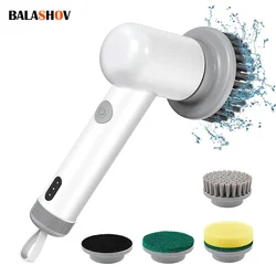 Electric Cleaning Brush USB Charging Housework Kitchen Dishwashing Brush Bathtub Tile Professional Cleaning Brush Waterproof