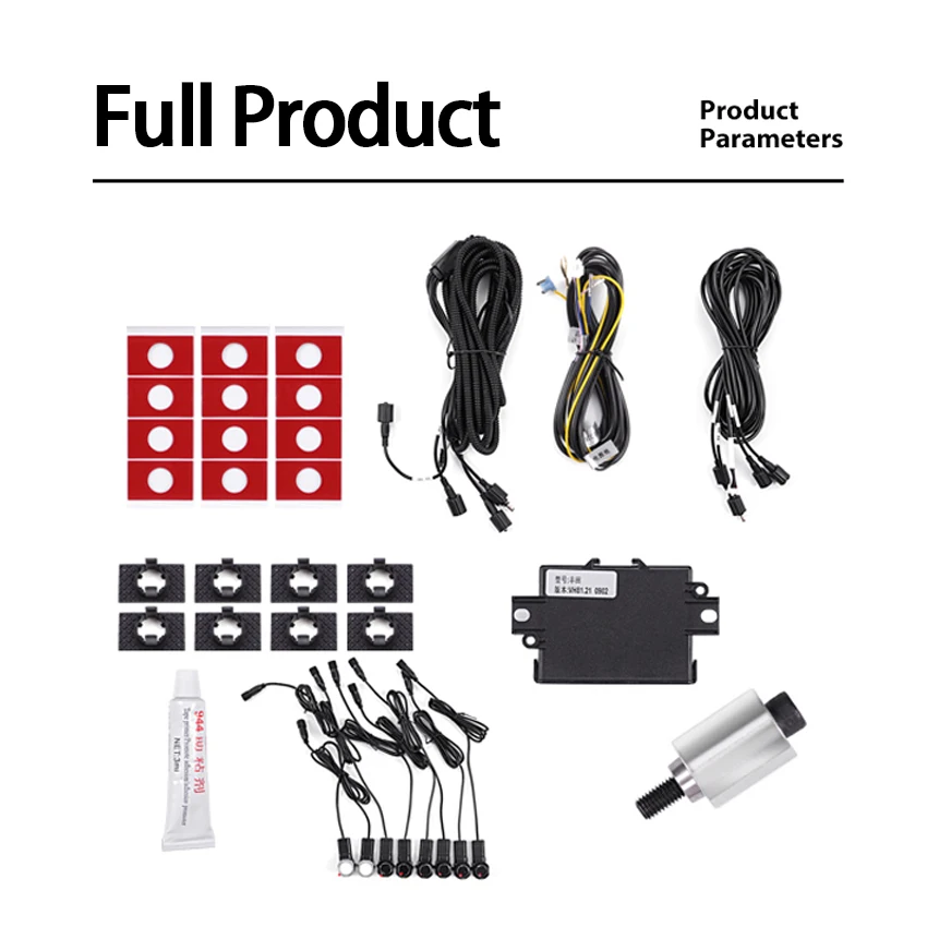 Sensore Parcheggio Posteriore ERA 566054A Per Toyota RAV 4 IV – Ultrasonico, Nero E Verniciabile