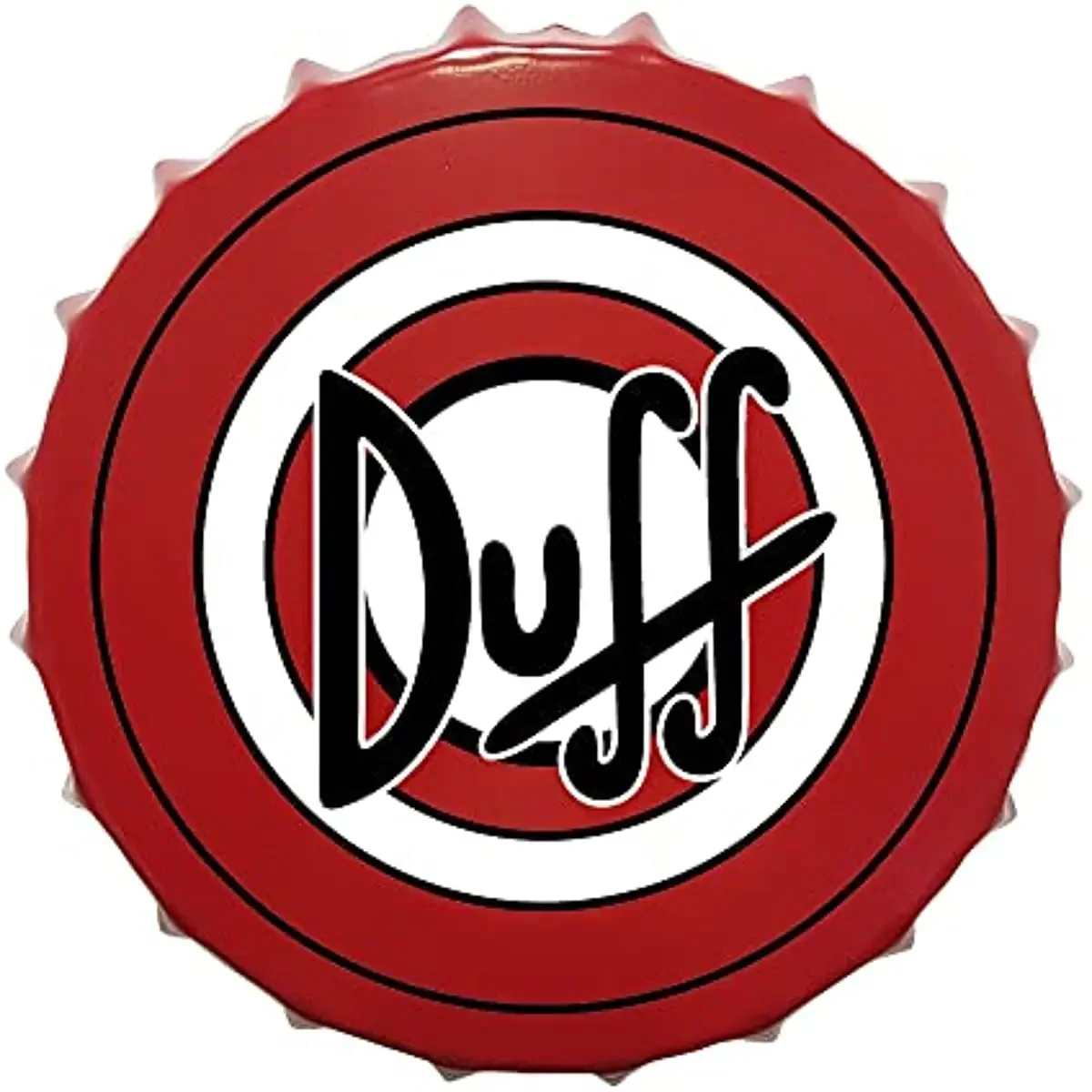 Duffs Decorative Bottle Caps Metal Tin Signs Cafe Beer Bar Decoration Plat 13.8