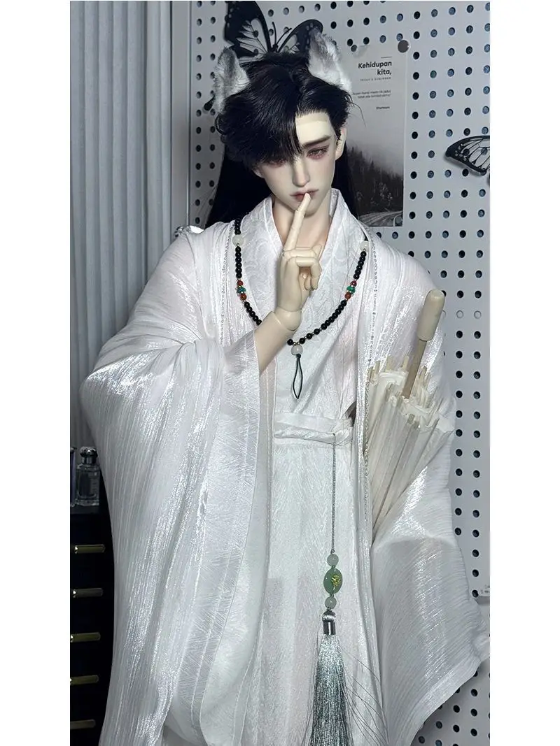 Traje de ropa para muñeca Bjd masculina de 75cm, 77cm, conjunto Hanfu de estilo antiguo, juguetes bonitos, accesorios para vestir, sin muñeca, 1/3