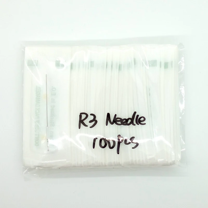 100pcs 3RL/1RL Permanent Makeup Needle Disposable Sterilized Professional Tattoo Needles for Tattoo Eyebrow Machine PMU Needles - Image 5