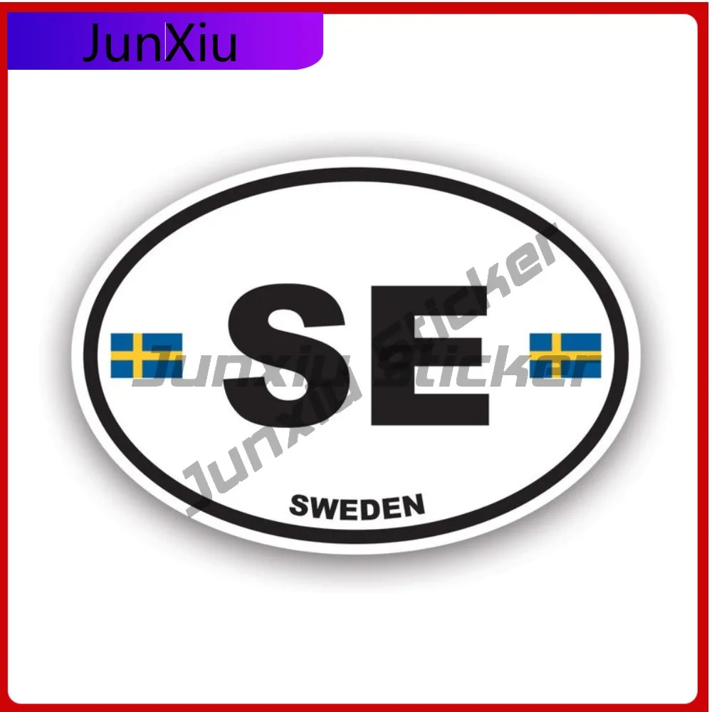 

Sweden Oval Sticker Fade Resistant Scratch Resistant Racing For Car Body Car Window Motorcycle Easy Apply No Residue Decal