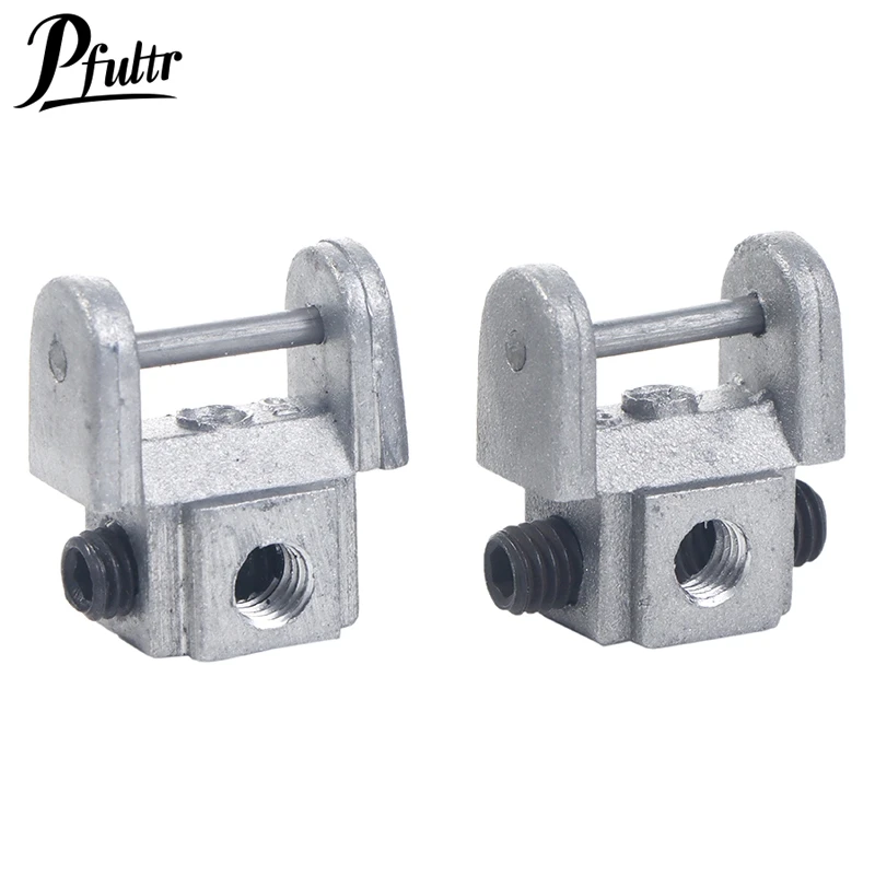 2Pcs/set Scroll Saw Blades Holders Pin-Less Blade Clamps Upper/Lower Blade Holder Scroll Saw Blade Conversion Kit