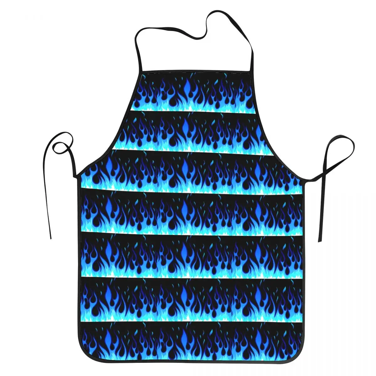 Big Fire Flames Burning Flame Apron Chef Cooking Tablier Sleeveless Bib Kitchen Cleaning Pinafore for Women Men Painting