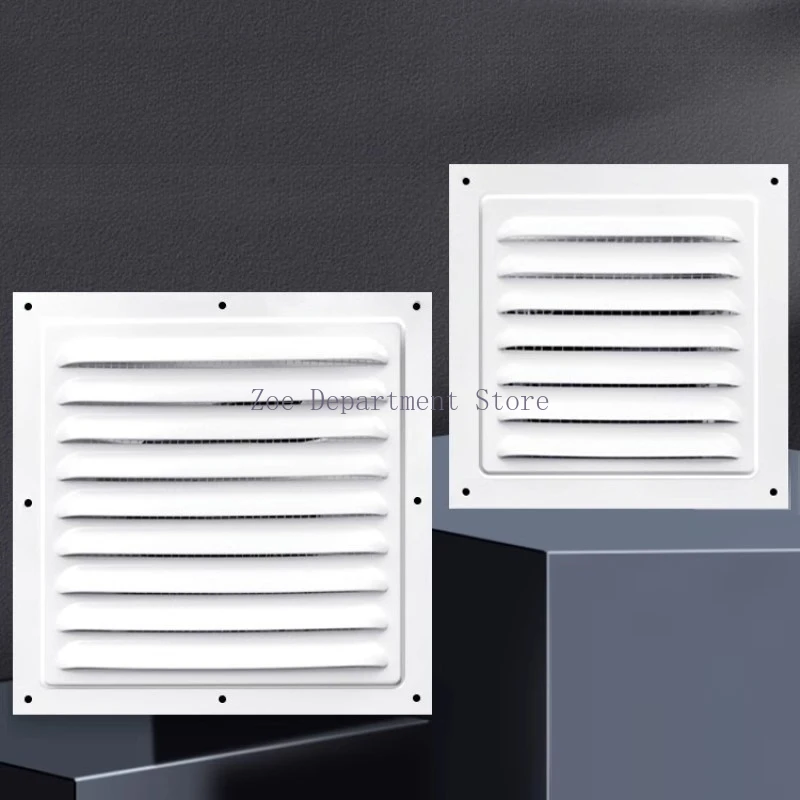 Aluminum Alloy Air Vent Grille Air System Net Cover Screen Exhaust Outlet Window Square Vent Heating Cooling Vents Plate view 3