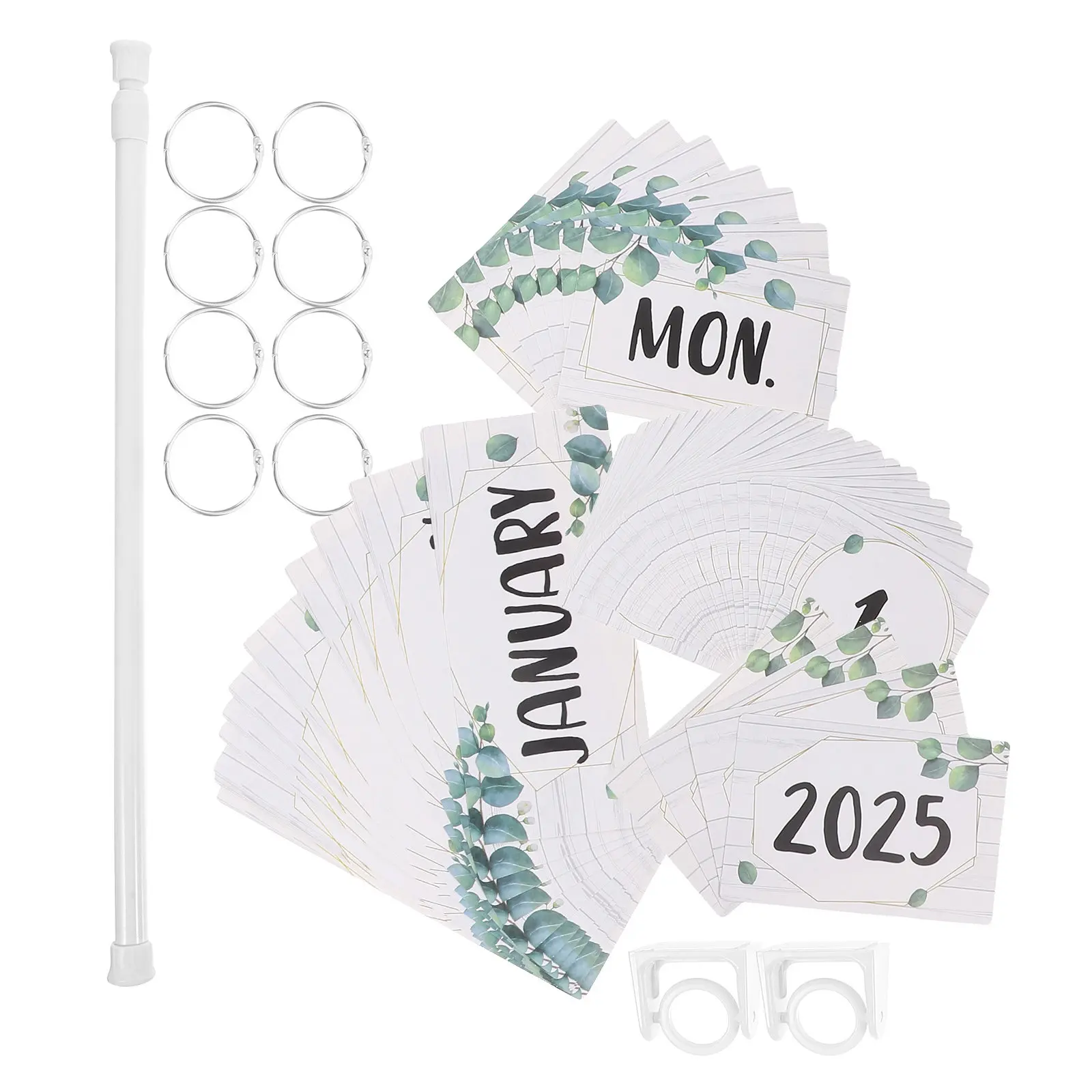 

1Set Classroom Flip Calendar Set 2025-2028 Reusable Daily Flip Calendar for Bulletin Board Wall Decor Teaching Supplies Bright