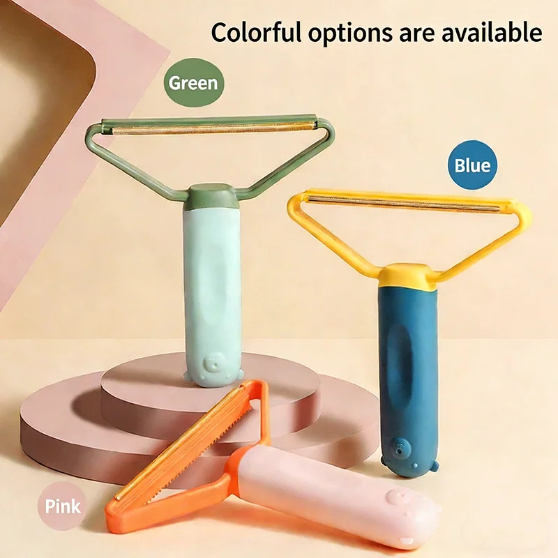 Portable Lint Remover Pet Hair Remover Brush Carpet Wool Coat Clothes Lint Pellet Manual Shaver Removal Scraper Cleaning Tool