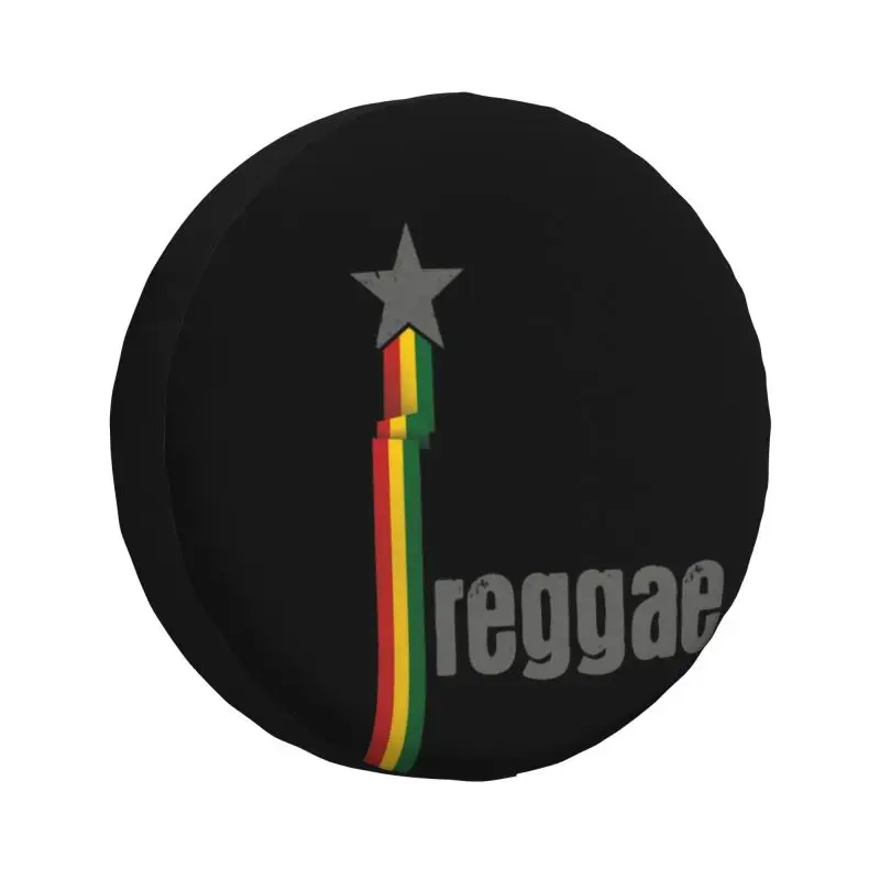 Rasta Colors Reggae With Star Tire Cover 4WD 4x4 Trailer Jamaican Pride Spare Wheel Protector for Toyota Land Cruiser Prado