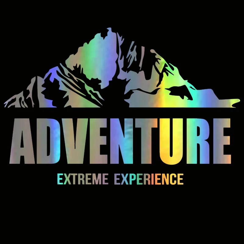 

HungMieh Motorcycle Sticker Adventure Explore Mountain Car Decal Moto Auto Stickers Funny JDM Vinyl On Car Styling 16.5*10.8cm