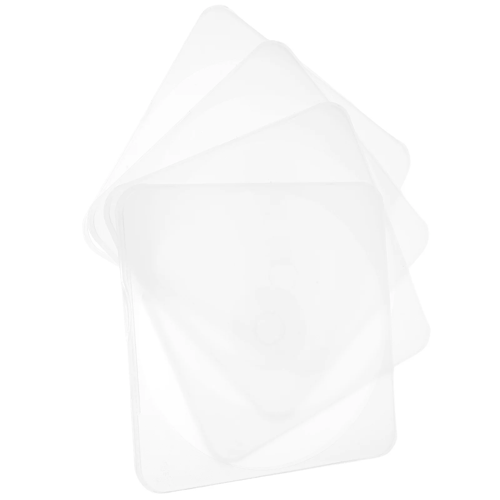 

4Pcs Clear Plastic Cd Dvd Cases Disc Storage Boxes Portable Compact Travel Organizer Vinyl Record Sleves Clear Cd Cases