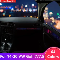 Ezontronics Ambient Light LED For VW Golf7/7.5 2014-2020 Atmosphere environtal Molded Trim ambilight Lighting Dynamic Magic