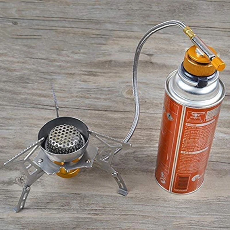 

Outdoor Stove Gas Adapter Split Stove Converter Gas Tank Adaptor For Lpg Cooking Picnic Camping Equipment Accessories