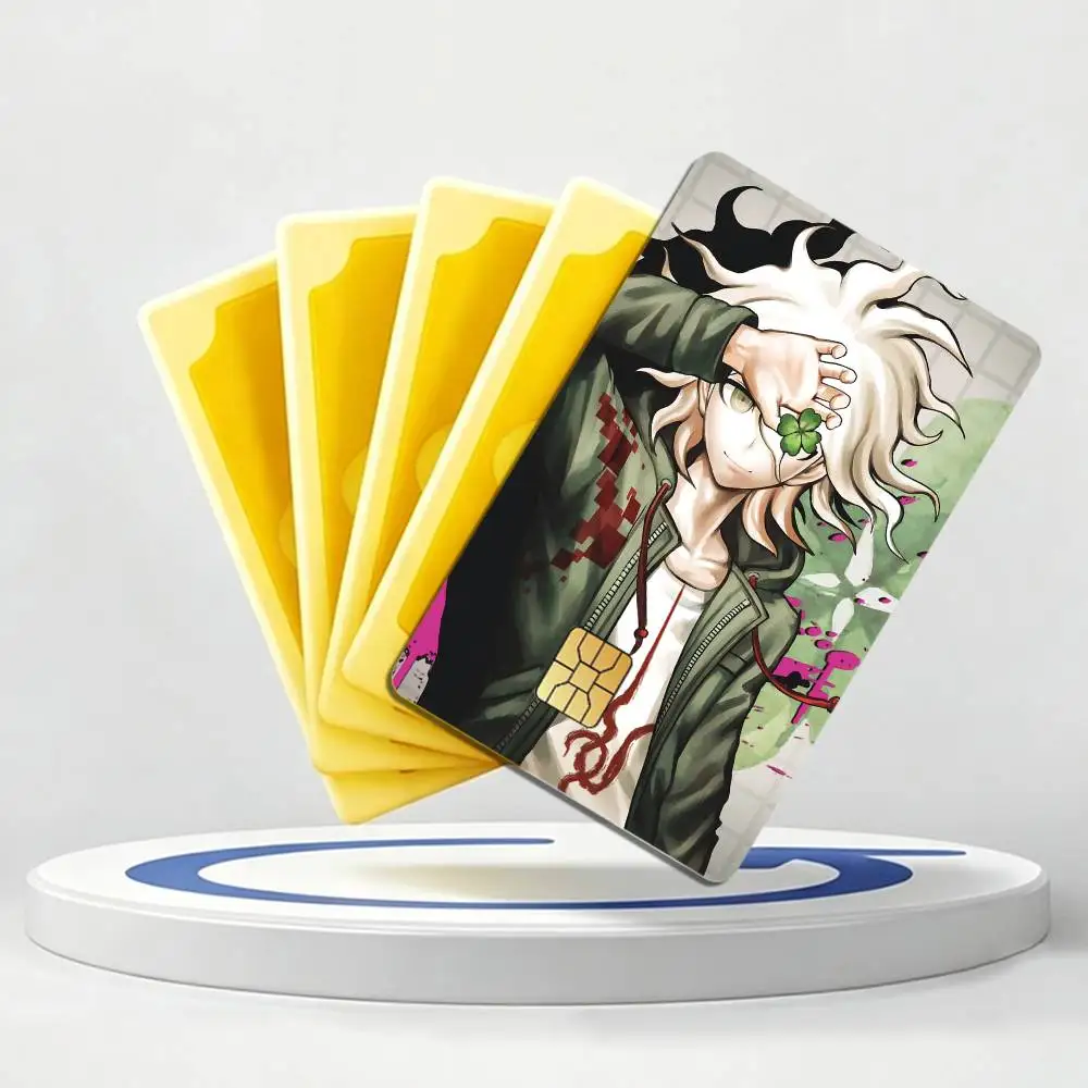 N-Nagito Game D-Danganronpa Card Stickers for Bank Access Protective Waterproof Film Cover Sticker Gift