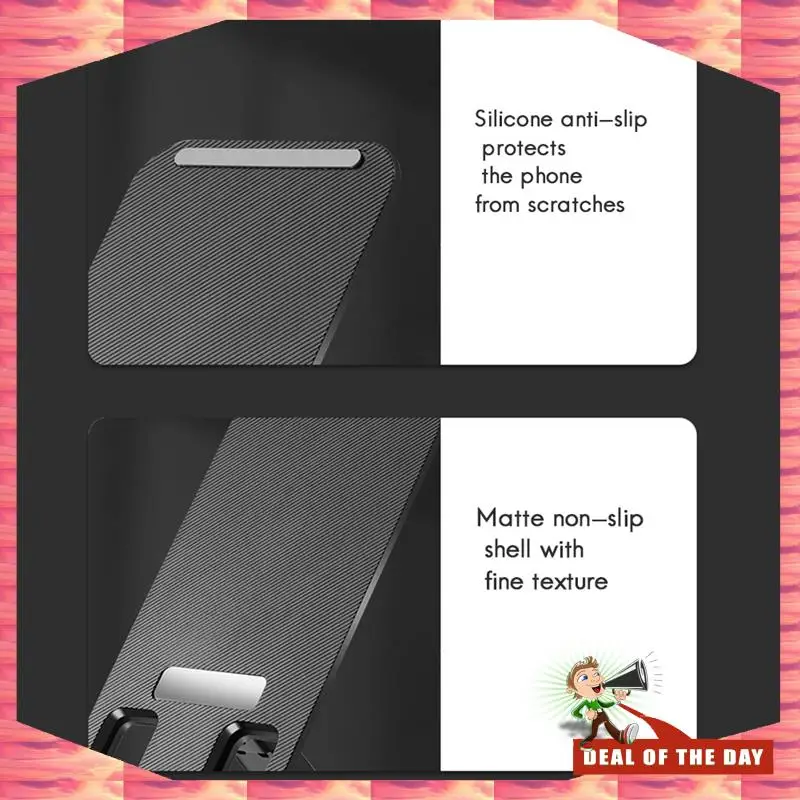 24-Hour Delivery Cell Phone Holder With Bluetooth Audio Multi-Function Portable Cell Phone Holder Desktop Cell Phone Tablet Hold