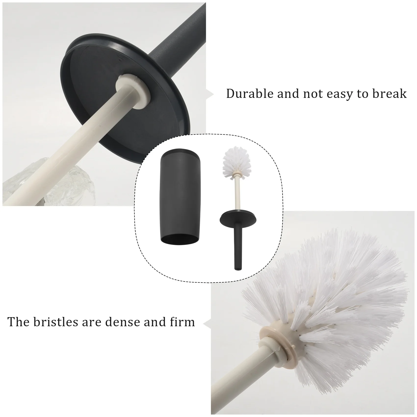 

-[33A Tvdae] Щетки и держатели для унитаза, щетка для унитаза с держателем, темно-серая, для ванных комнат, современный дизайн, щетка для унитаза с Li