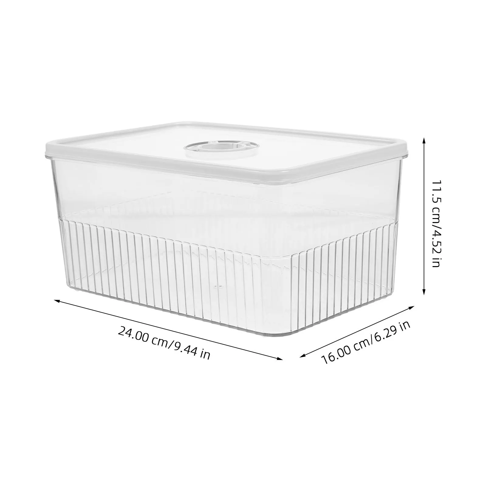 1 قطعة صندوق تخزين الخبز مع غطاء الوقت منظم الثلاجة للفاكهة الخضار وجبة خفيفة الغذاء الحاويات المطبخ حقيبة للتخزين #5