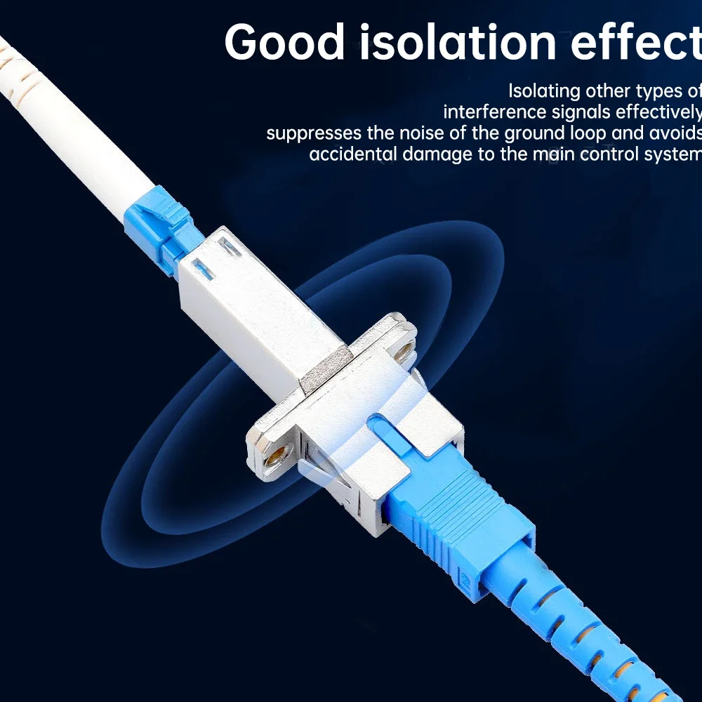 Natalink Adattatore UPC femmina da SC a LC Connettore in fibra ottica ibrida Simplex Adattatore monomodale flangia in fibra per accoppiatore FTTH