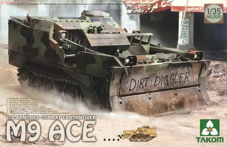 

ТАКОМ 1/35 Бронированный боевой Earthmover M9 ACE США # Комплект модели TAK-2020